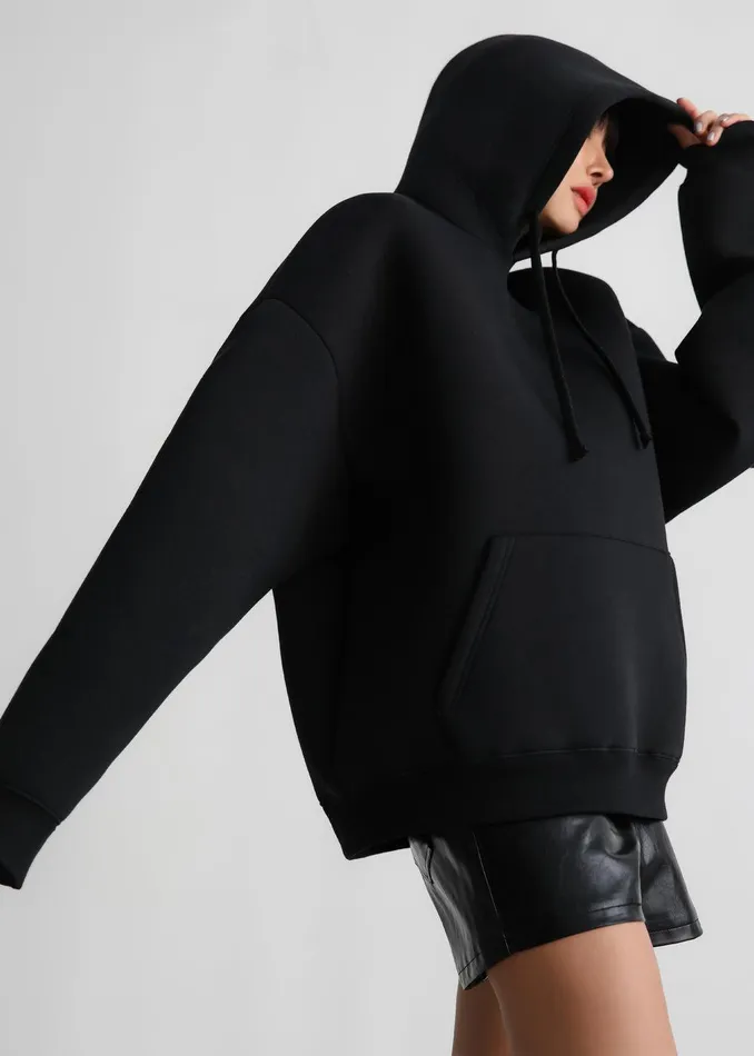 Easton Oversized Hoodie 8211 Black Women The Frankie Shop Clothing