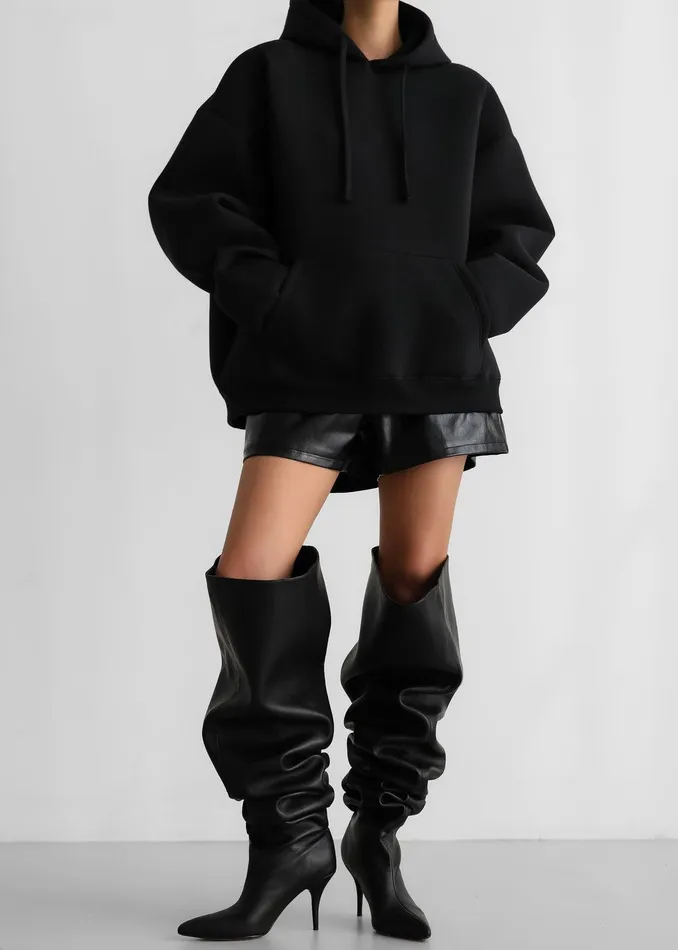 Easton Oversized Hoodie 8211 Black Women The Frankie Shop Clothing