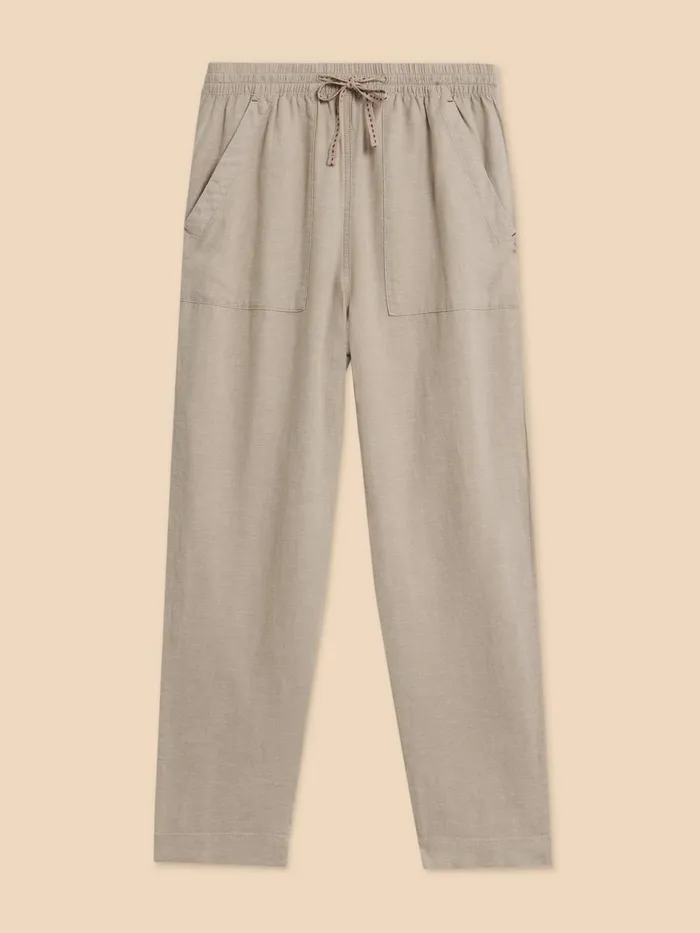 Elle Linen Blend Trouser Light Natural Women White Stuff Trousers Elle Linen Blend Trouser Light Natural Women White Stuff Trousers