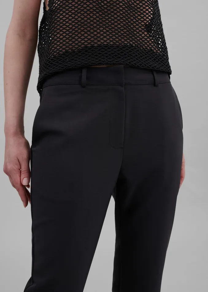 Emersyn Capri Pants 8211 Black Women The Frankie Shop Clothing