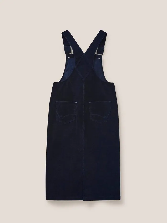 Emmie Organic Cord Pinafore Dark Navy Women White Stuff Dresses Emmie Organic Cord Pinafore Dark Navy Women White Stuff Dresses