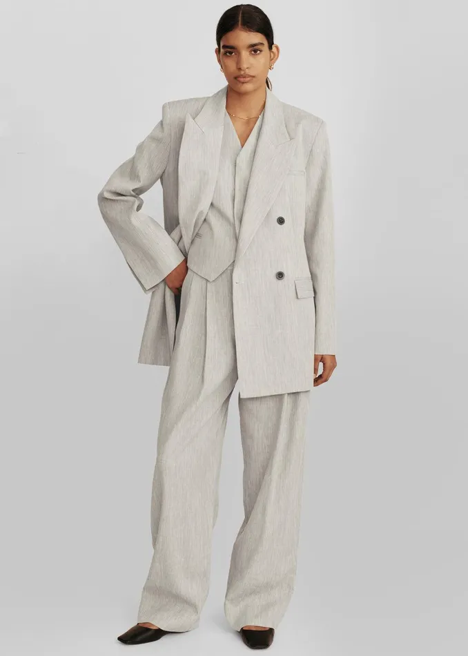 Esse Studios Bode Waistcoat 8211 Asha Linen Women The Frankie Shop Clothing