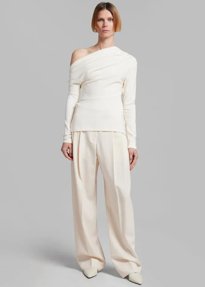 Esse Studios Fila Twist Top 8211 Crema Women The Frankie Shop Clothing