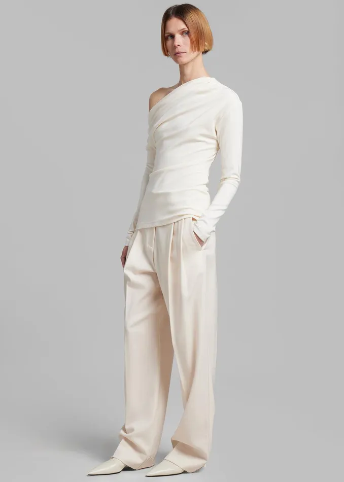 Esse Studios Fila Twist Top 8211 Crema Women The Frankie Shop Clothing