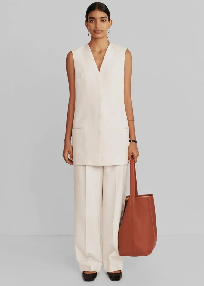 Esse Studios Portia Tailored Mini Dress 8211 Crema Women The Frankie Shop Clothing
