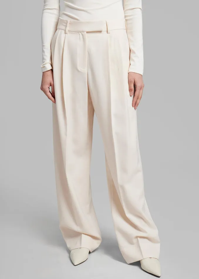 Esse Studios Portia Tailored Trousers 8211 Crema Women The Frankie Shop Clothing
