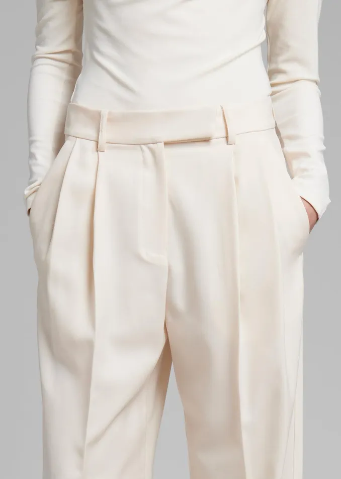 Esse Studios Portia Tailored Trousers 8211 Crema Women The Frankie Shop Clothing
