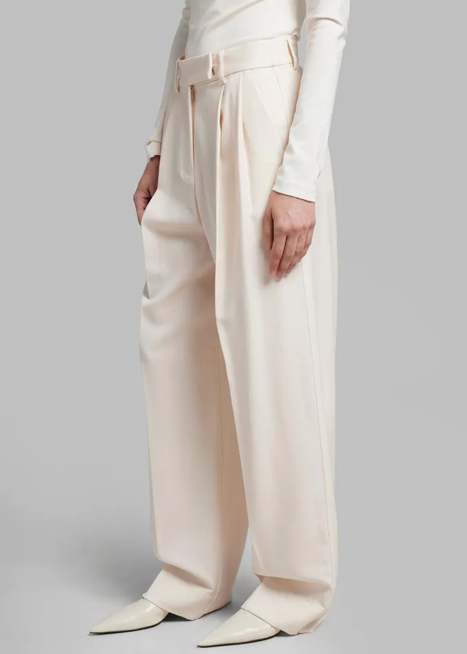 Esse Studios Portia Tailored Trousers 8211 Crema Women The Frankie Shop Clothing