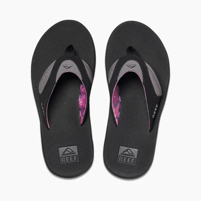Fanning Blackgrey Women Reef Sandals