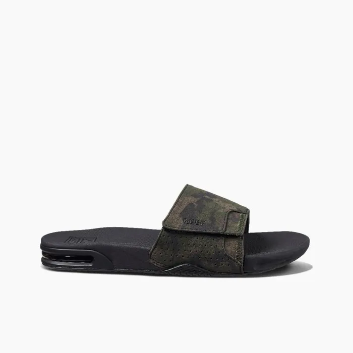 Fanning Slide Olive Camo Men Reef Sandals