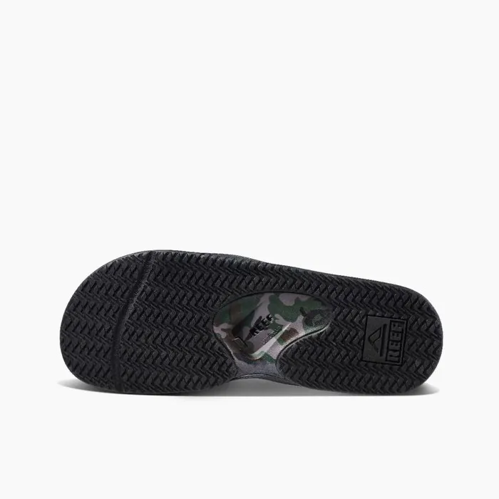 Fanning Slide Olive Camo Men Reef Sandals