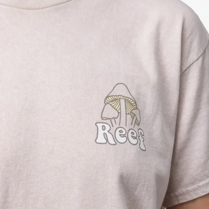 Far Out Short Sleeve Washed Tee Almond Milk Mineral Women Reef Tshirts and Tanks Far Out Short Sleeve Washed Tee Almond Milk Mineral Women Reef Tshirts and Tanks