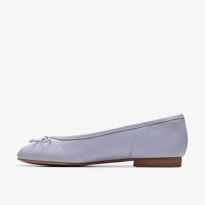 FAWNA LILY Lilac Leather Women Clarks Flats