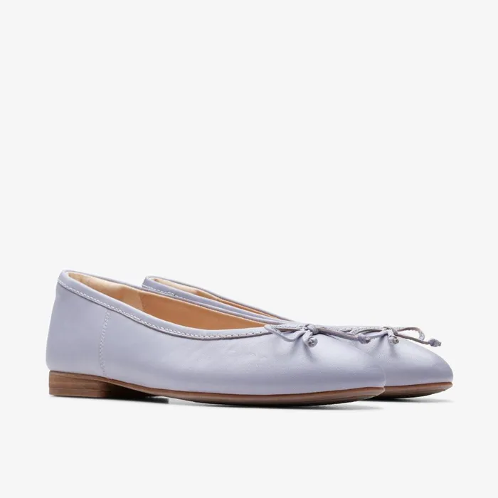 FAWNA LILY Lilac Leather Women Clarks Flats