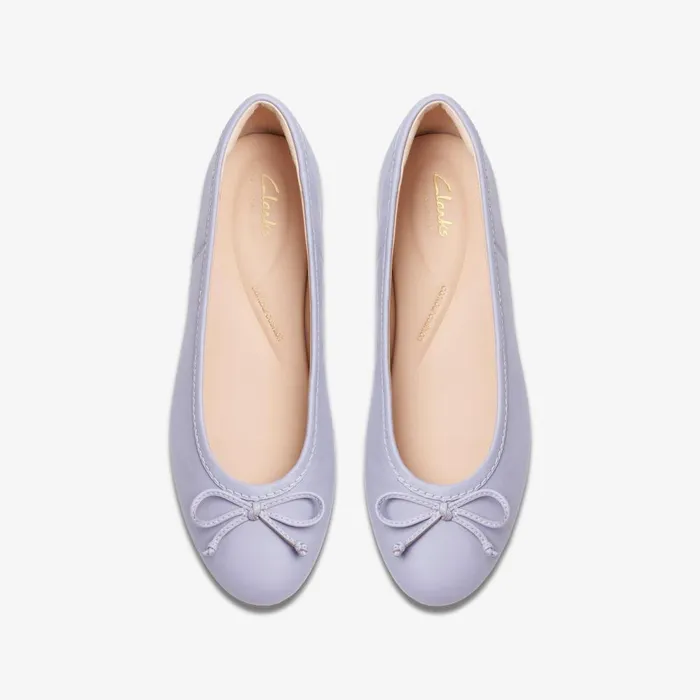 FAWNA LILY Lilac Leather Women Clarks Flats