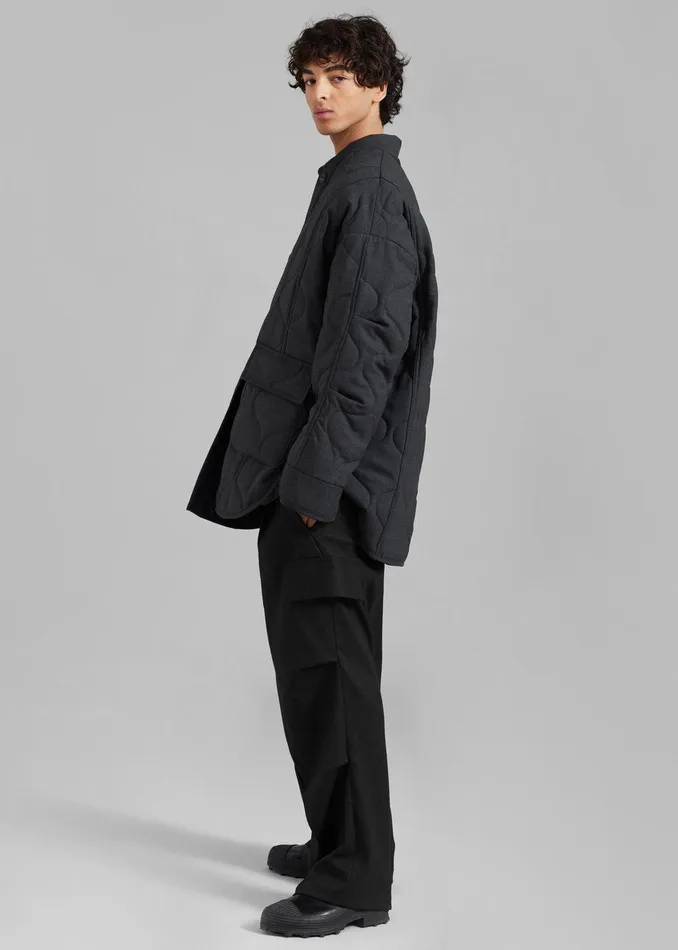 Flint Cargo Pants 8211 Black WomenMen The Frankie Shop Clothing