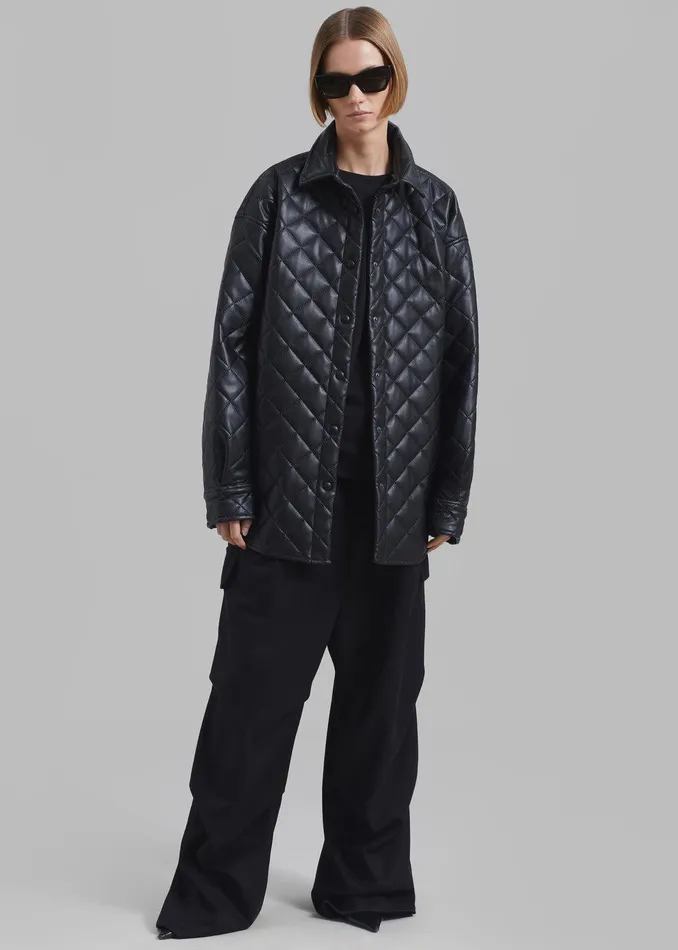 Flint Cargo Pants 8211 Black WomenMen The Frankie Shop Clothing