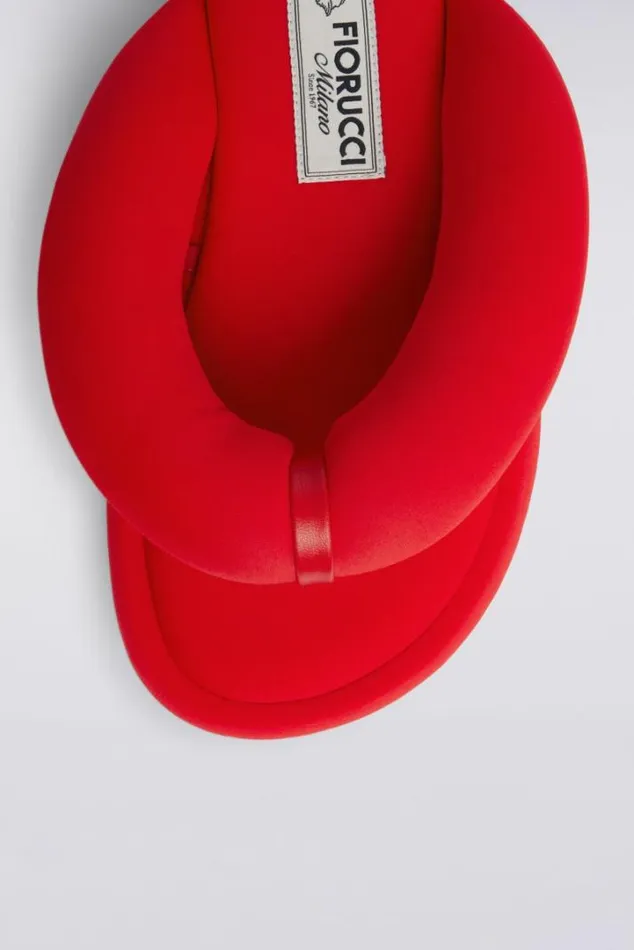 Fluff Flops Red Red Accessories Fiorucci Fluff Flops Red Red Accessories Fiorucci