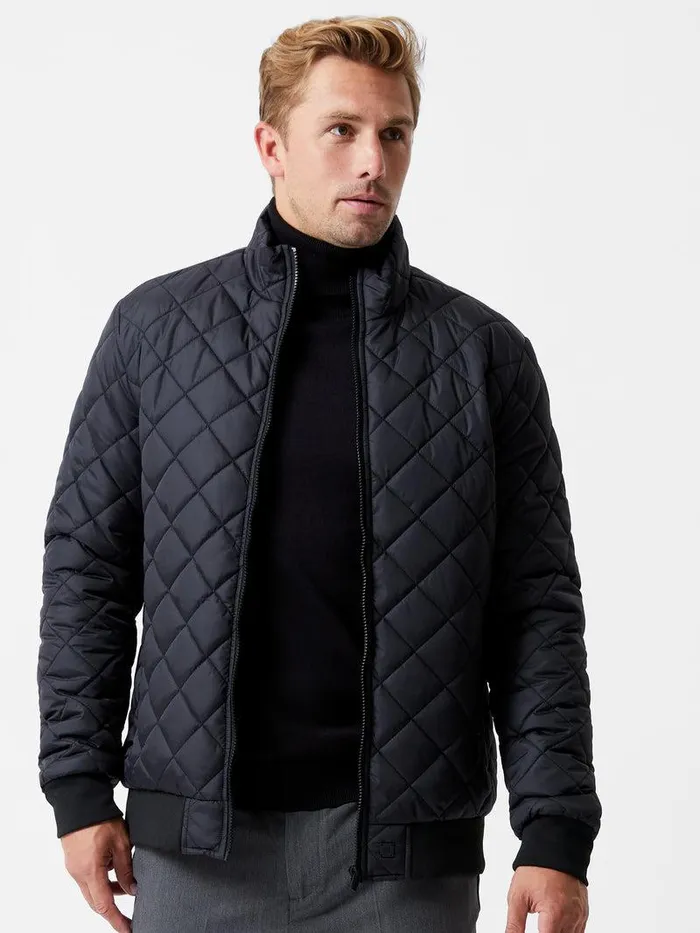 French Connection Coats and Jackets Man Quilted Jacket Black