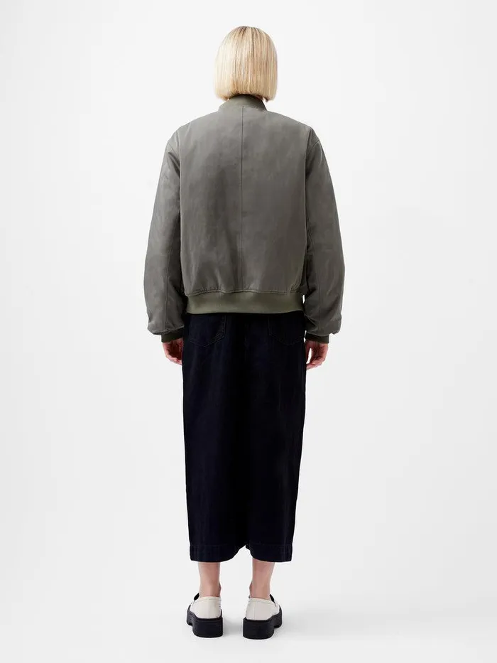 French Connection Coats and Jackets Woman Behati Bomber Jacket Dusted Khaki