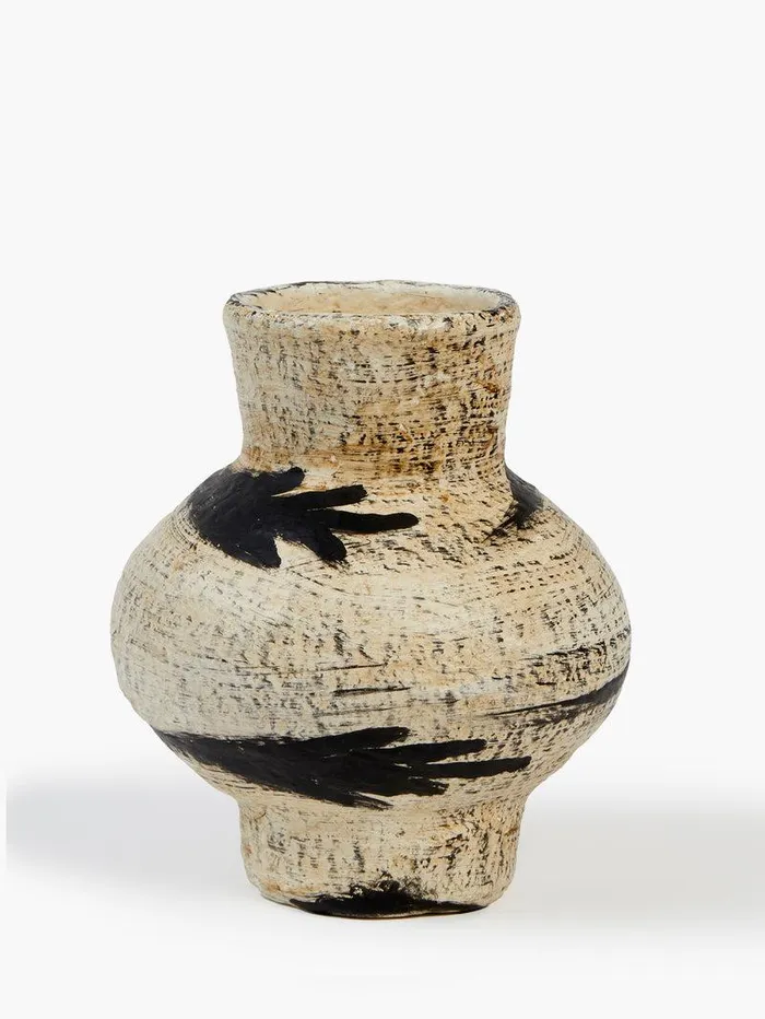 French Connection Home Accessories Home Hatheli Vase Blackwhite
