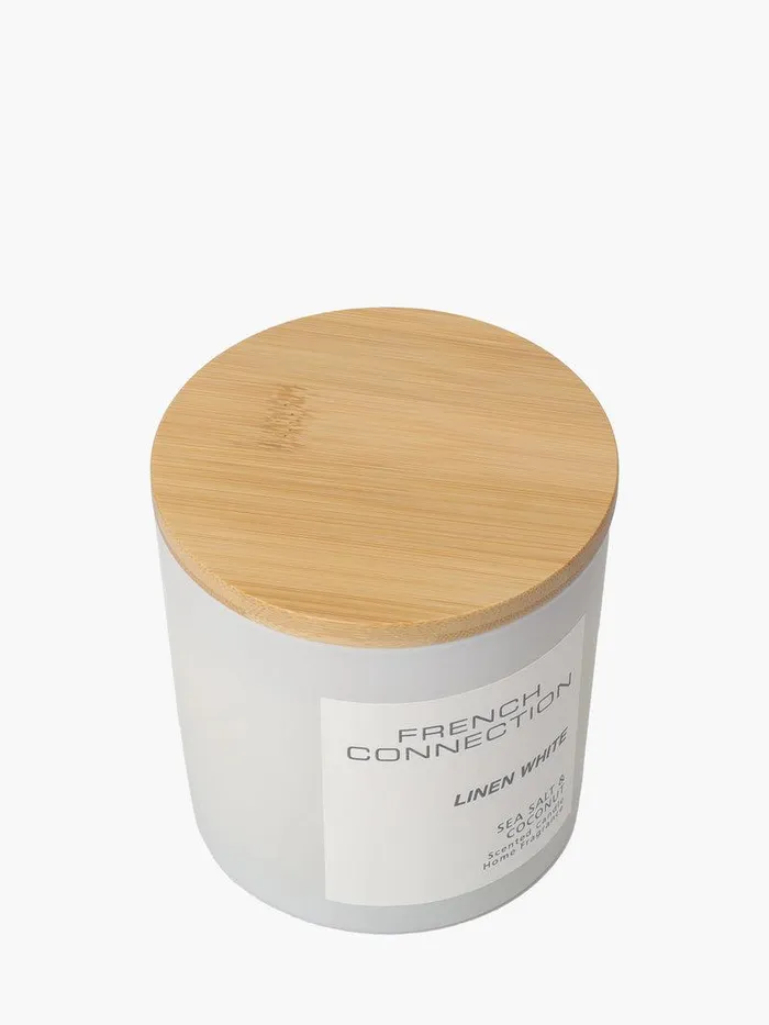 French Connection Home Accessories Home Linen White Serenity 322g Candle Sea Saltcoconut