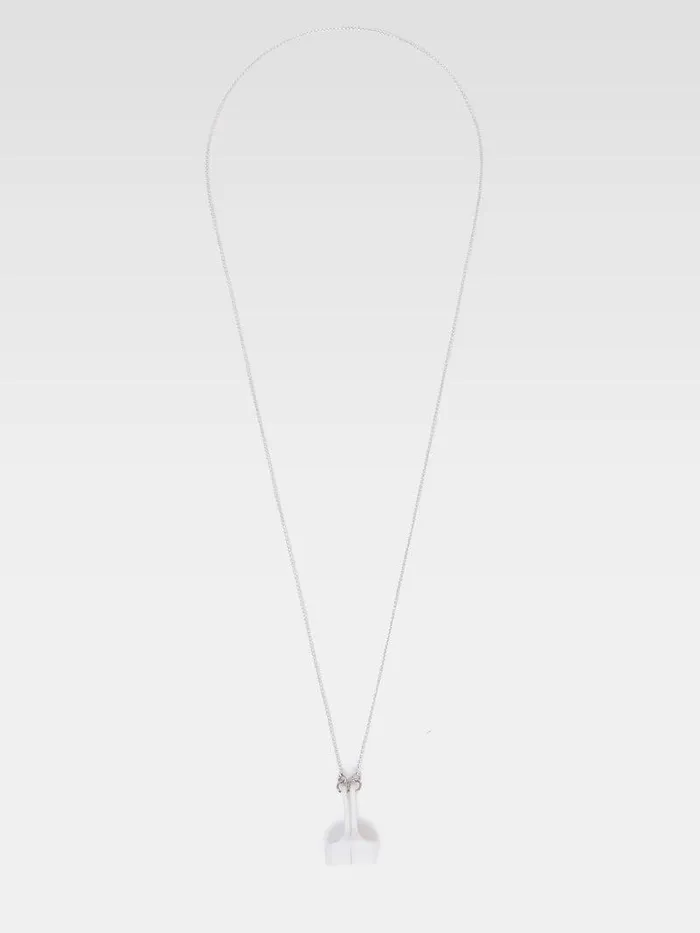 French Connection Jewellery Woman Headphone Holder Chain Silverwhite