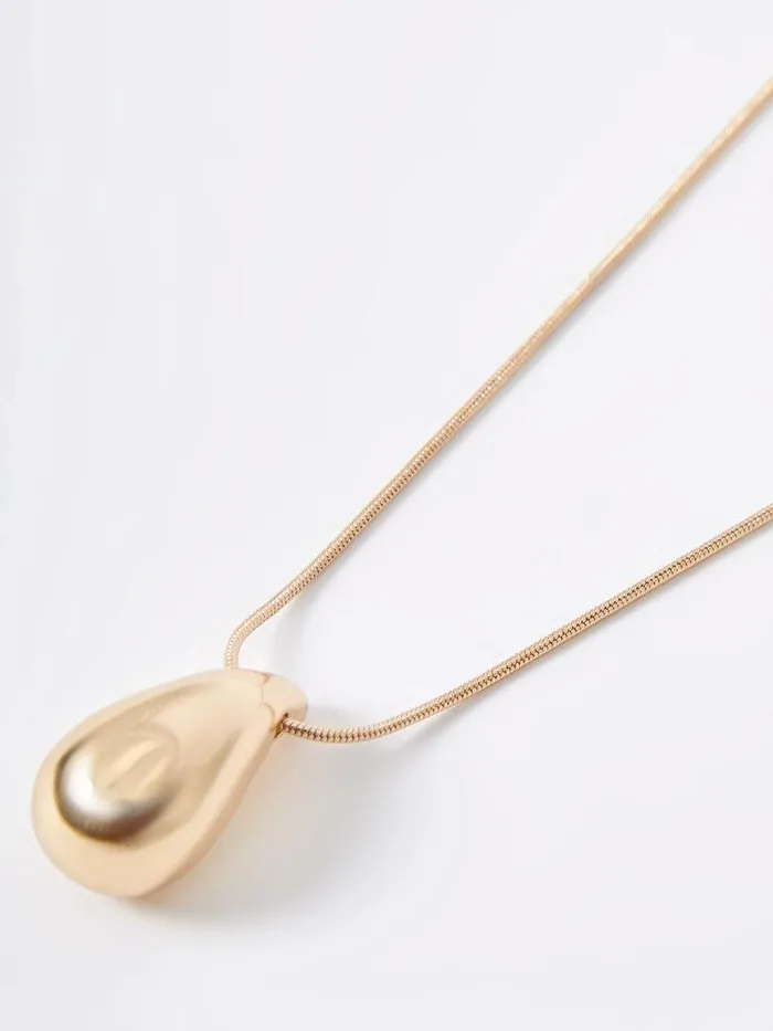 French Connection Jewellery Woman Tear Drop Pendant Necklace Gold
