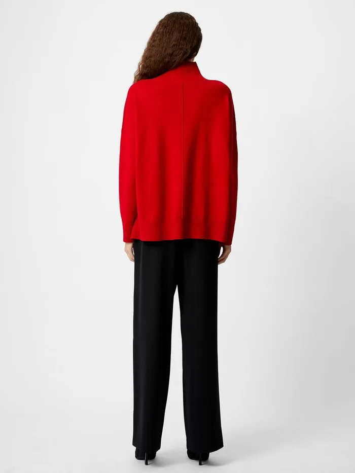 French Connection Jumpers and Cardigans Woman Babysoft High Neck Seam Jumper Red