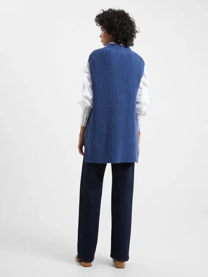 French Connection Jumpers and Cardigans Woman Lily Mozart Vest Coastal Fjord
