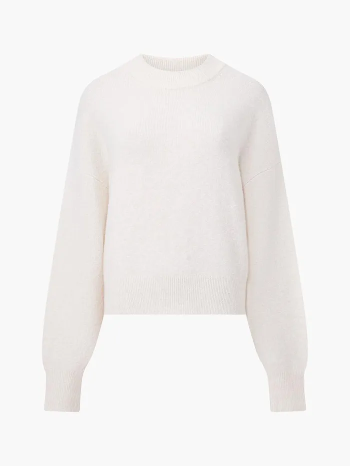 French Connection Jumpers and Cardigans Woman Vhari Recycled Grown On Neck Jumper Oatmeal Mel