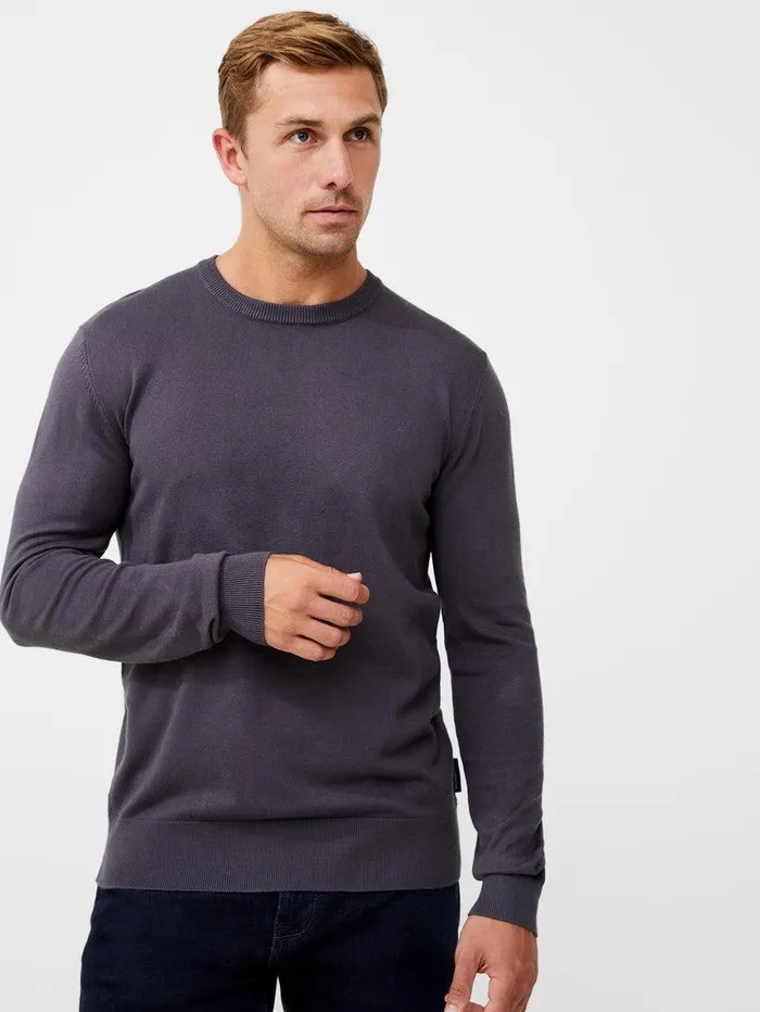 French Connection Knitwear Man Crew Neck Sweatshirt Forged Iron