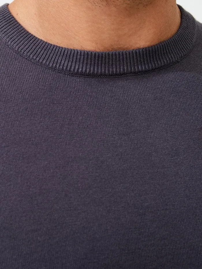 French Connection Knitwear Man Crew Neck Sweatshirt Forged Iron