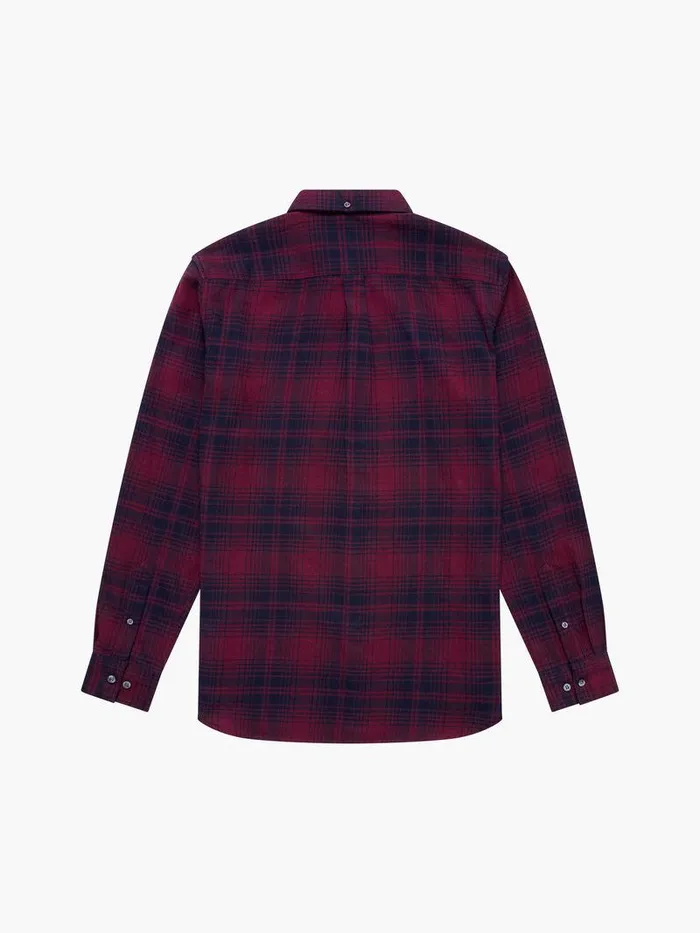 French Connection Shirts Man Scot Flannel Long Sleeve Shirt Chateuxmarine