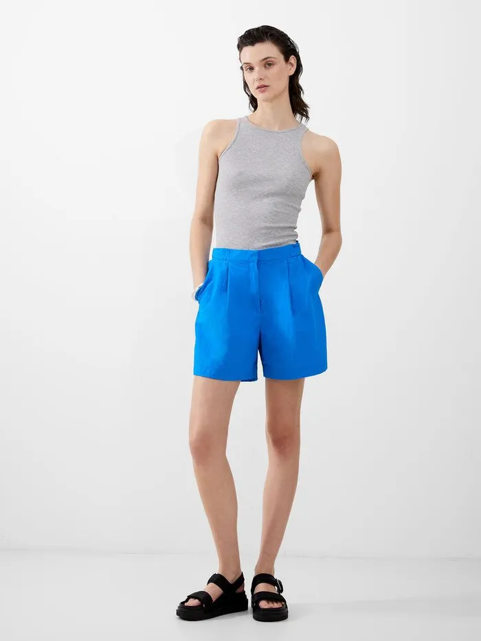 French Connection Skirts and Shorts Woman Alora Shorts Blue Sea Star
