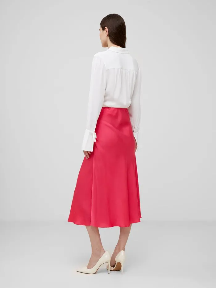 French Connection Skirts and Shorts Woman Ennis Eco Satin Midaxi Slip Skirt Azalea