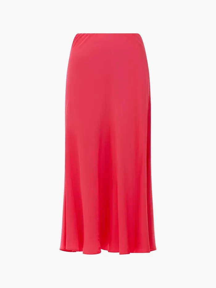 French Connection Skirts and Shorts Woman Ennis Eco Satin Midaxi Slip Skirt Azalea