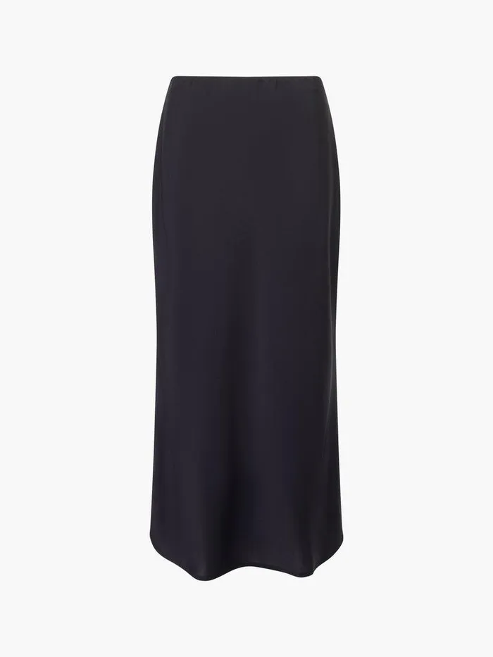 French Connection Skirts and Shorts Woman Satin Slip Midi Skirt Black