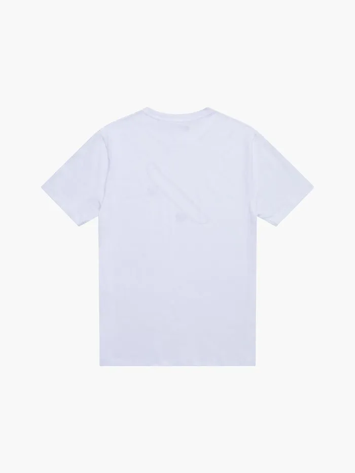 French Connection TShirts and Polo Shirts Man Embroidered Skateboard Graphic TShirt White