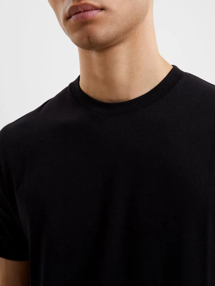 French Connection TShirts and Polo Shirts Man Organic Cotton Classic TShirt Black Onyx