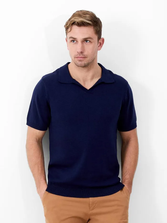 French Connection TShirts and Polo Shirts Man Resort Short Sleeve Polo Shirt Navy