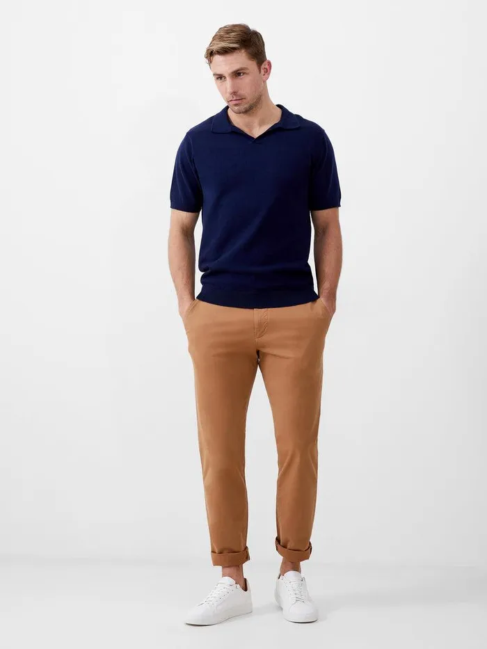 French Connection TShirts and Polo Shirts Man Resort Short Sleeve Polo Shirt Navy