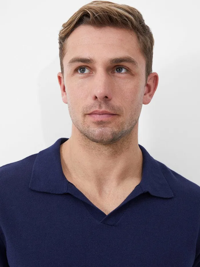 French Connection TShirts and Polo Shirts Man Resort Short Sleeve Polo Shirt Navy