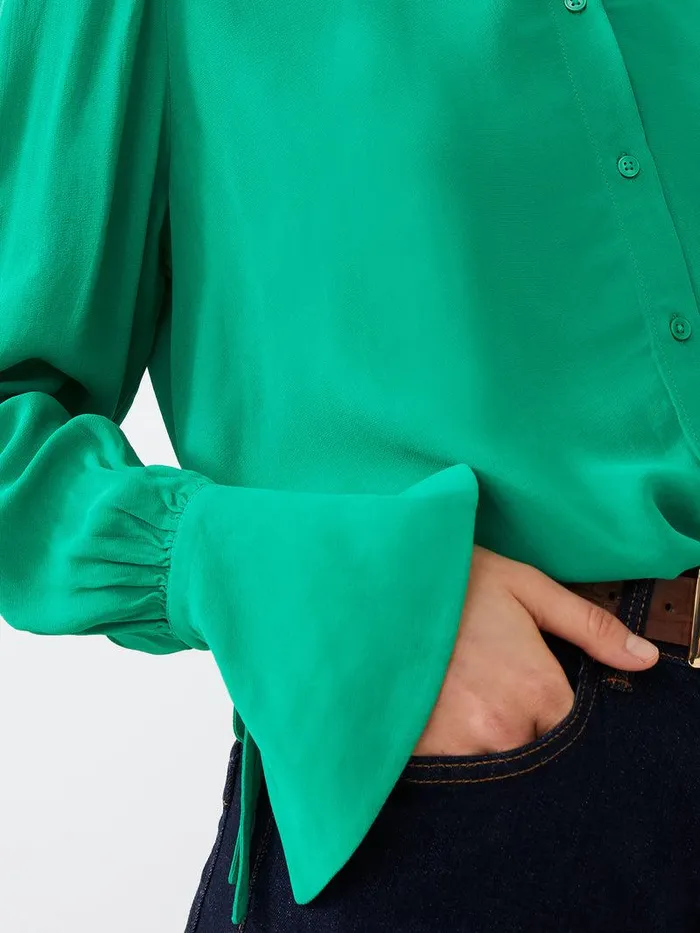 French Connection Tops Woman Cecile Crepe Shirt Jelly Bean