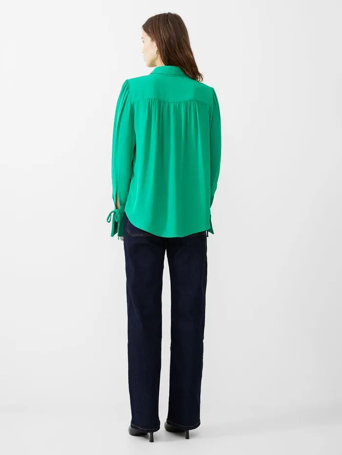 French Connection Tops Woman Cecile Crepe Shirt Jelly Bean