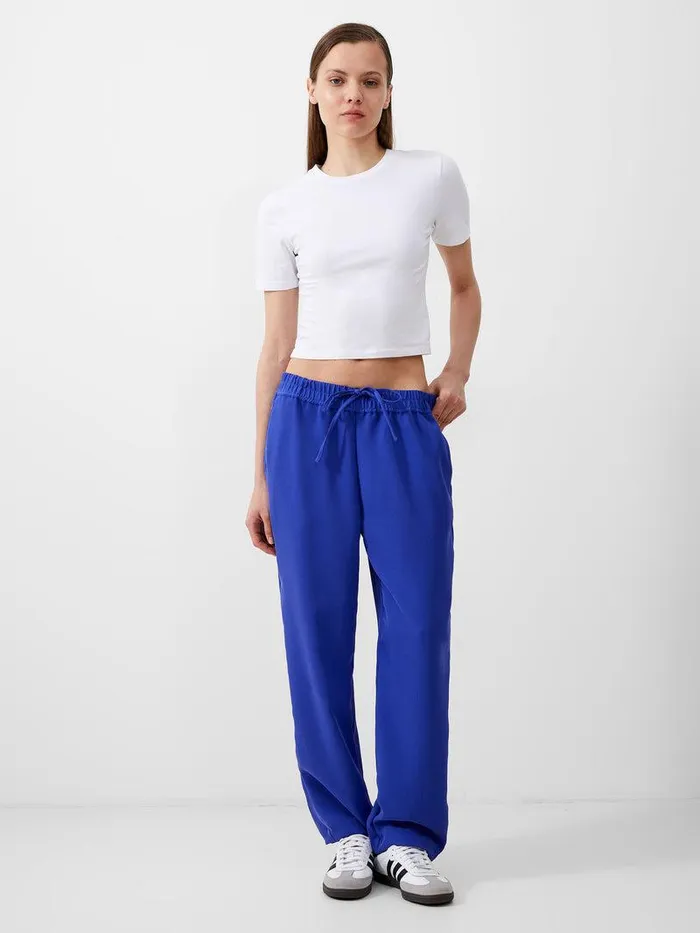 French Connection Trousers Woman Bella Twill Trousers Royal Blue