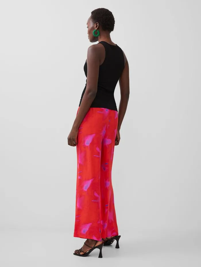French Connection Trousers Woman Christy Eco Delphine Trousers Raspberry Soraurora