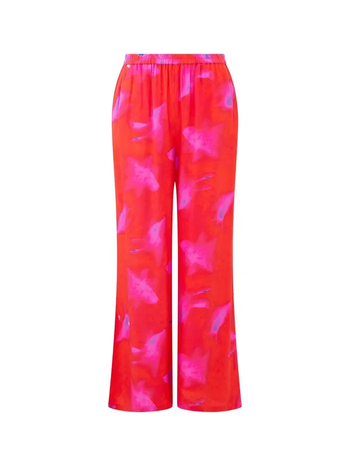 French Connection Trousers Woman Christy Eco Delphine Trousers Raspberry Soraurora