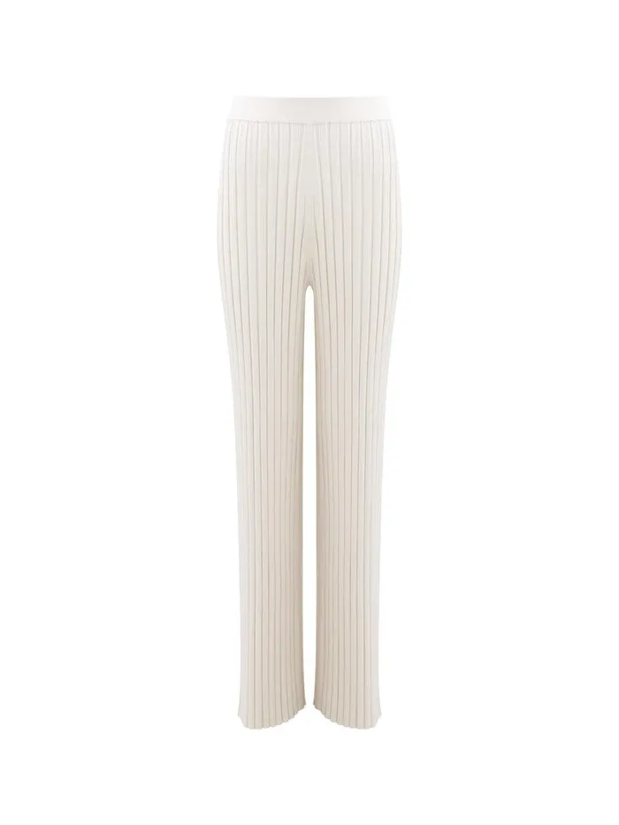 French Connection Trousers Woman Minar Eco Pleated Trousers Classic Cream