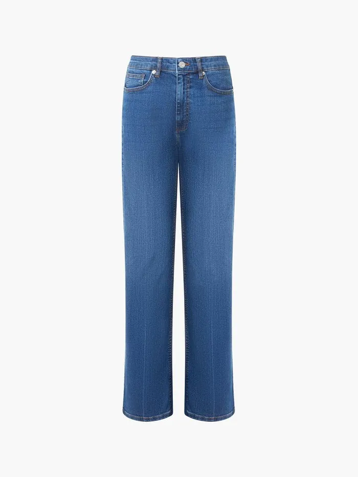 French Connection Trousers Woman Toms Denim Bleach Line Jeans 32 Inch Vintage
